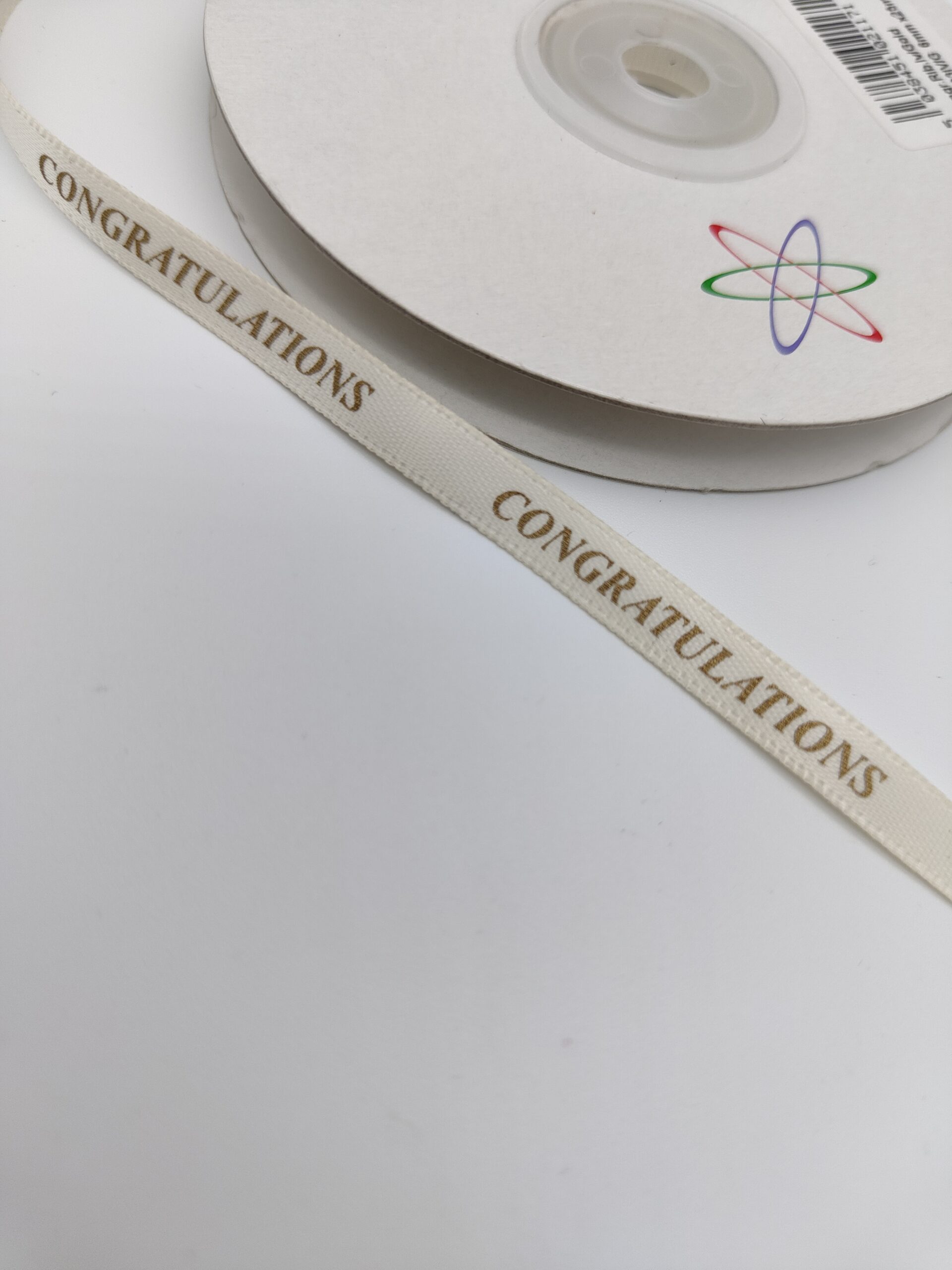 Gold Congratulations ribbon