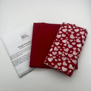 Tote Bag Kit Red Hearts