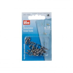 Prym Corset Hooks silver size 13 265 550
