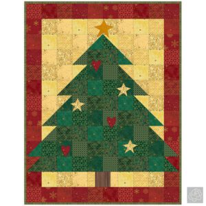Christmas Tree Quilt Kit Top