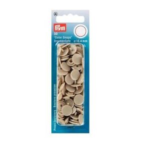 p393123 Prym Color Snaps Cream Beige 12.4mm 30pcs