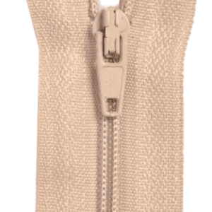 Craft Zip Closed end 15cm 6inch Beige