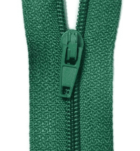 Craft Zip Closed end 15cm 6inch Bottle Green