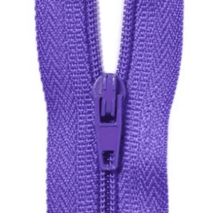 Craft Zip Closed end 15cm 6inch Purple