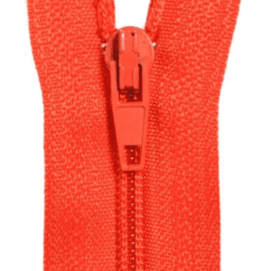 Craft Zip Closed end 15cm 6inch Red