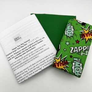 Tote Bag Green Zapp!! Pow! Wham!