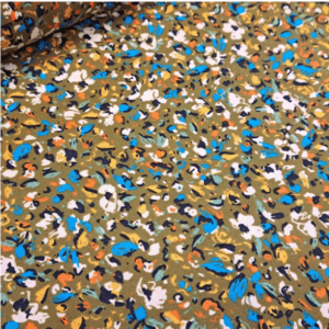 Amanda Viscose Print Khaki