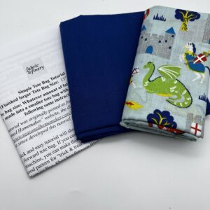 Tote bag kit knights and dragons