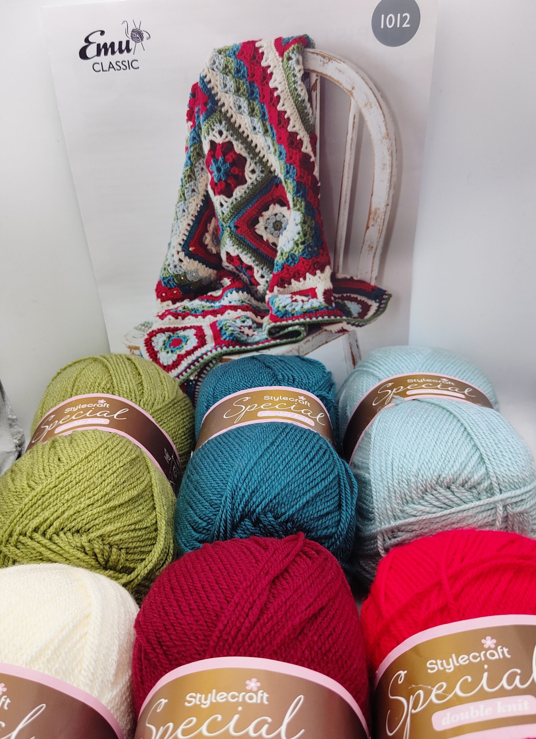 Christmas Folk crochet blanket kit Made with Stylecraft Special DK 1012 * - Image 2