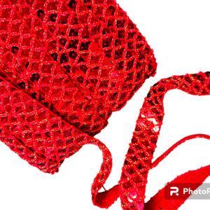 red sequins