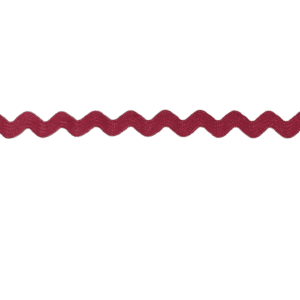 Ric Rac trim 4mm, per metre - Red*