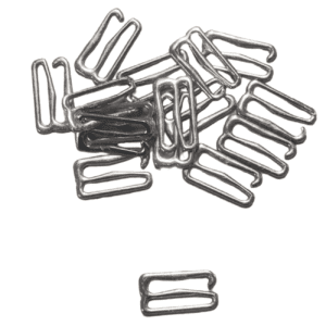 G - Hook Wave Buckle Silver 15mm, per piece