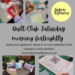 QUILT CLUB SATURDAY MORNING FORTNIGHTLY
