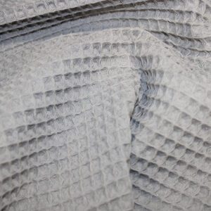 Cotton Waffle - Grey - £12.50 /m, sold per 1/4m