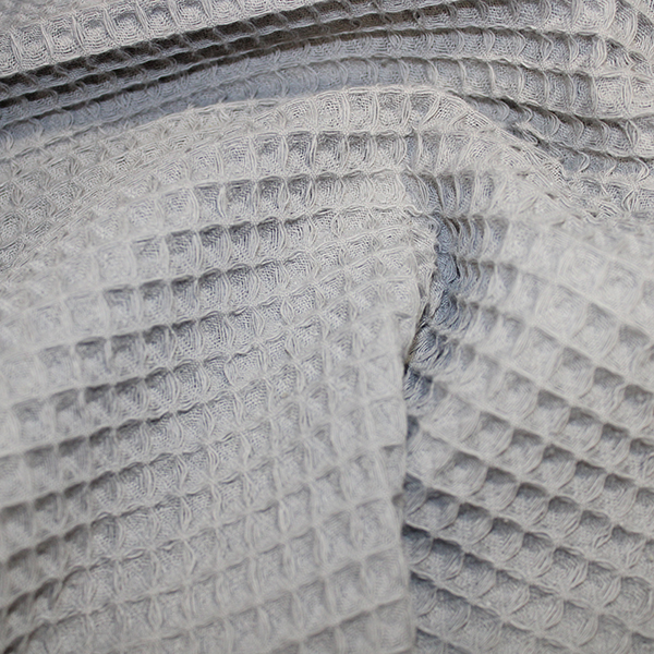 Cotton Waffle - Ivory - £12.50 /m, sold per 1/4m - Image 3
