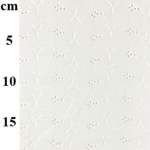 Cotton poplin with embroidery