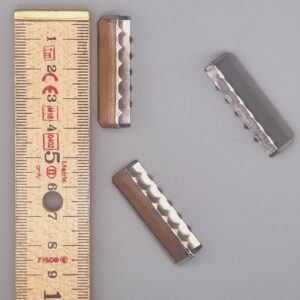 38mm silver end clip