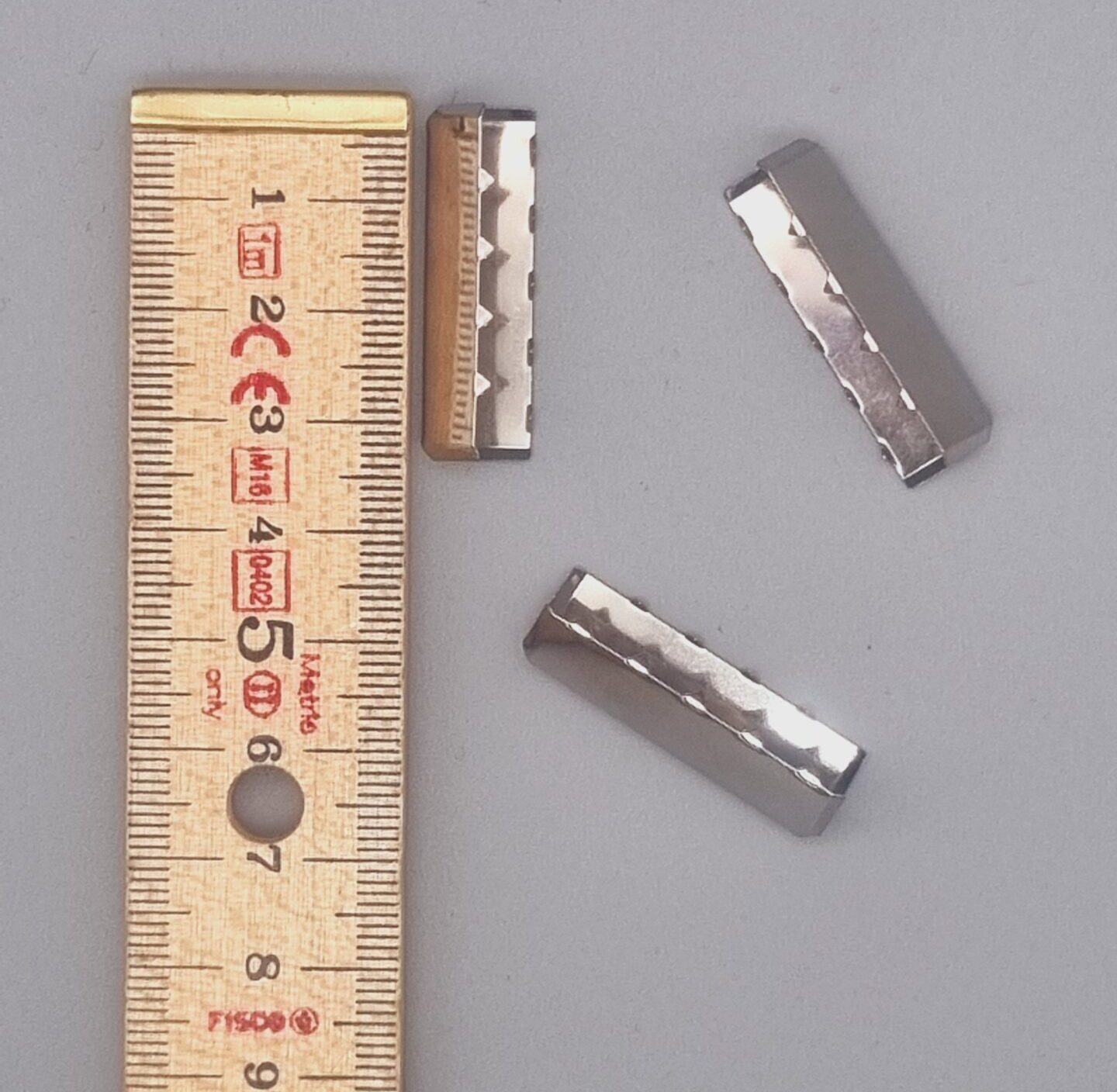 32mm silver end clip
