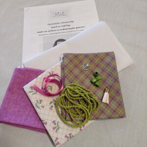 drawstring bag thistle