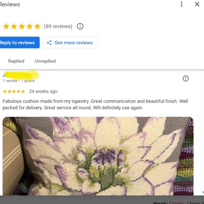 Luxury fabric and finery cushion cover with floral embroidery, ideal for interior decor and making bespoke cushions, high-quality woven textiles from fabric & finery in the UK.