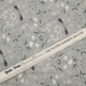 Lewis and Irene The Water Garden by Cassandra Connolly - Graceful Reflections Duck Egg Blue CC36-2 - £13.95 per metre