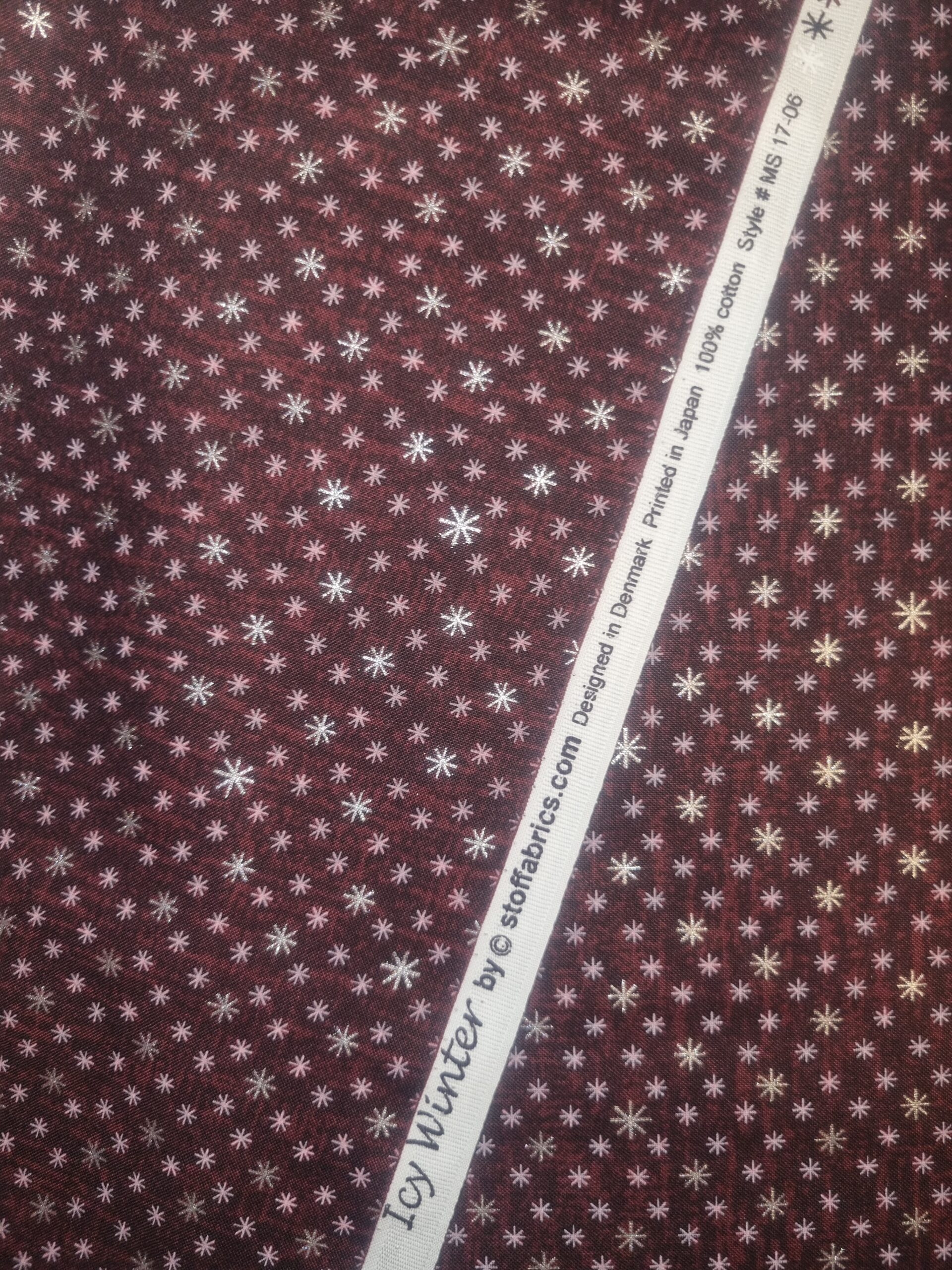 * 'Icy Winter 17-06' by Stof Denmark, per 1/4 metre - Image 2