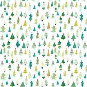 Prestigious Textiles "Pine Forest" 100% Cotton furnishing print fabric Christmas per 1/4 m