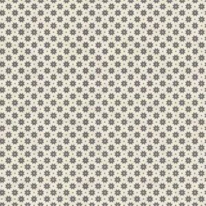 + 'Nordic Snowflake - Grey on Ivory' by Makower UK, per 1/4 metre