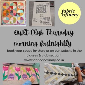 QUILT CLUB THURSDAY MORNING FORTNIGHTLY
