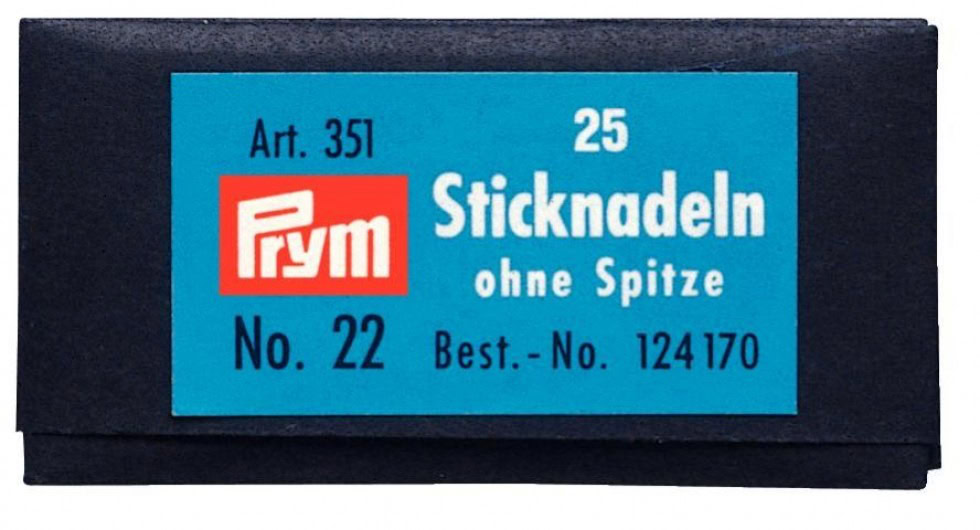 Prym sewing needles box, high-quality sewing accessories for fabric and tailoring, perfect for precise sewing and textile projects, available at fabric and finery UK.