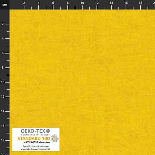 Vibrant yellow linen fabric sample showcasing high-quality textile suitable for fashion and home décor projects from Fabric & Finery.