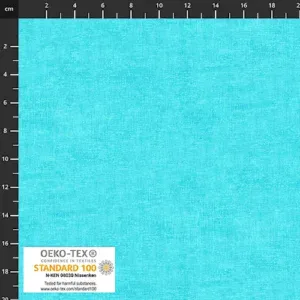 Luxurious turquoise fabric in high-quality textile for tailored clothing and home decor from Fabric & Finery UK.
