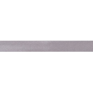 15mm Satin Bias Binding, per metre, Silver Grey