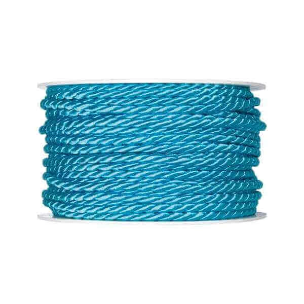 Halbach Twisted Cord 2mm, 30p/m TURQUOISE Colour 34