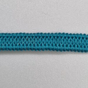 Knit Elastic - Turquoise Blue - 5mm wide, per metre