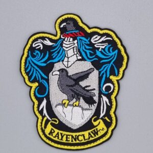 Harry Potter Hogwarts School House Badge Embroidered Iron On Motif - Ravenclaw