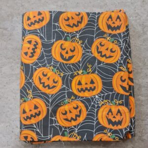 100% Cotton Digital Print Spooky Pumpkins on Craft Cotton - per Fat Quarter