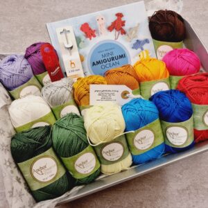 Mini Amigurumi OCEAN Crochet Kit with Book