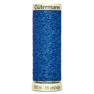 Guetermann 50m Metallic Effect Thread 315 Royal Blue