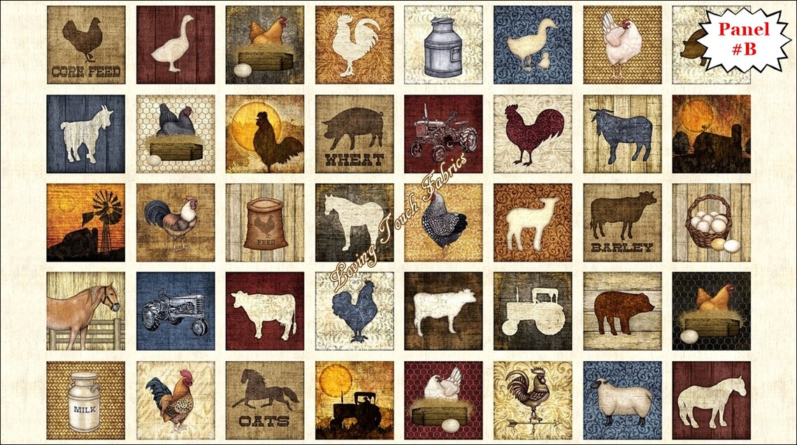 Dan Morris Design 2016 for Quilting Treasures Panel "Bountiful"