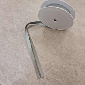 Reflective Bias Binding Silver Grey 20mm, per metre