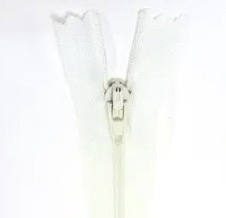 Craft Zip 18" / 46cm, Closed End Craft Zip - Ivory