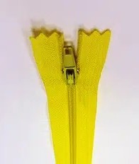 Craft Zip 18" / 46cm, Closed End Craft Zip - Yellow