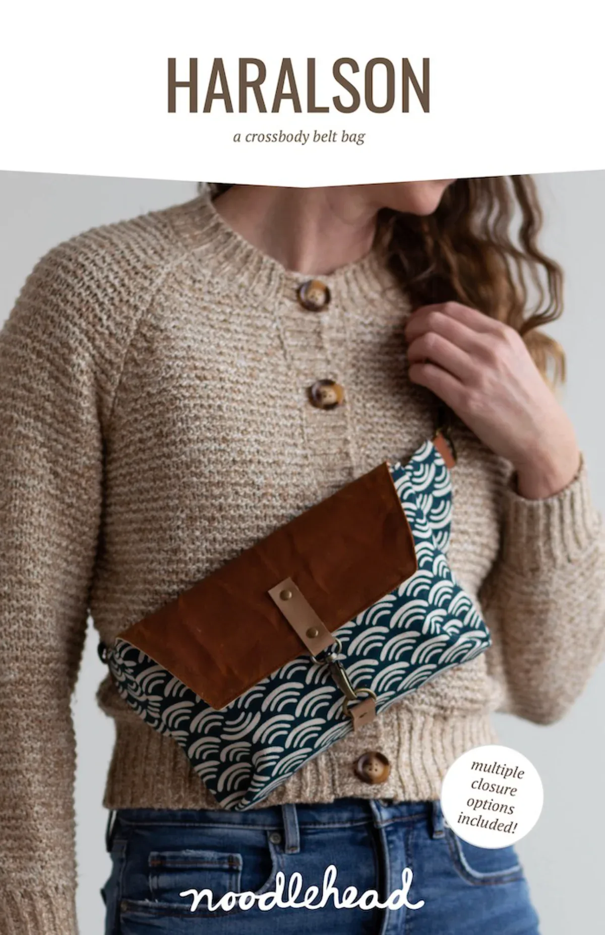 Noodlehead Bag Pattern - Haralson a crossbody belt bag