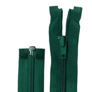 14" / 35cm Open End Craft Zip - Bottle Green