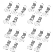 Shoe clip buckle clasp blank to attach to shoe decorations 15mm wide, per piece