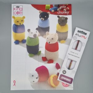 King Cole Crochet Skittles Set - Teddy Bears
