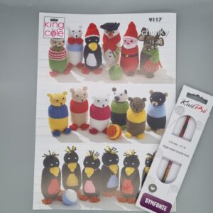 King Cole Crochet Skittles Set - Christmas