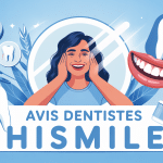 hismile avis dentiste illustration vectorielle blanchiment dentaire