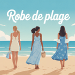 robe de plage différentes silhouettes féminines